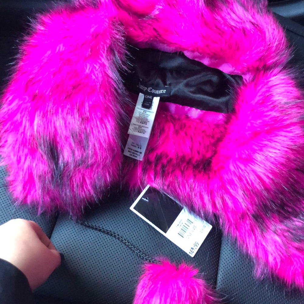 Juicy Couture Hot Pink Snow Hat never worn